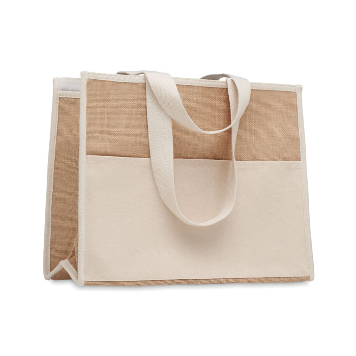 Jute-Canvas Shopping Tasche