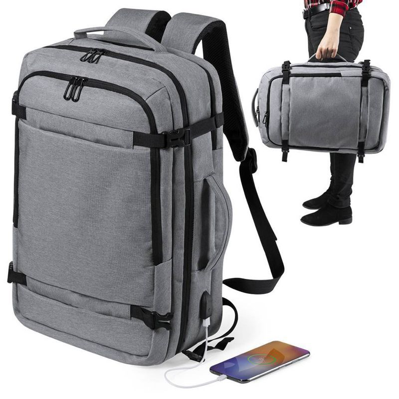 Personalisierter 2-in-1-Dokumentenrucksack - Lincoln