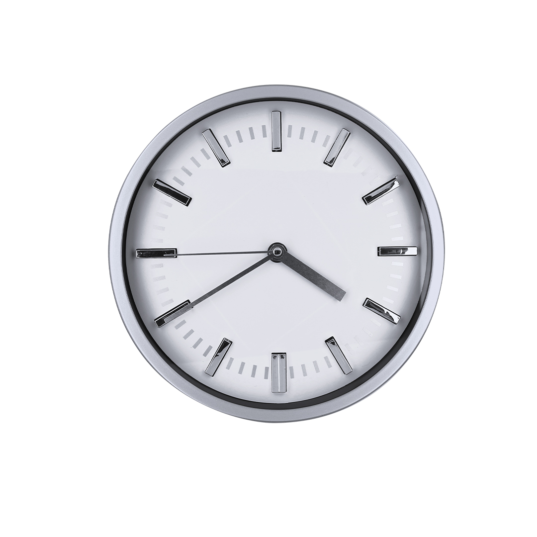 Eleganter Aluminium Wanduhr (35 cm) - Meerane