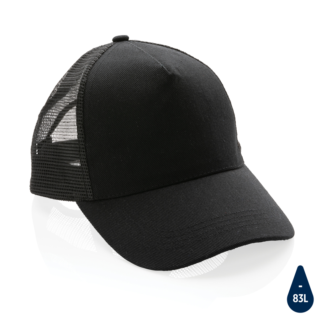 Casquette de routier 5 panneaux coton recyclé Impact AWARE™