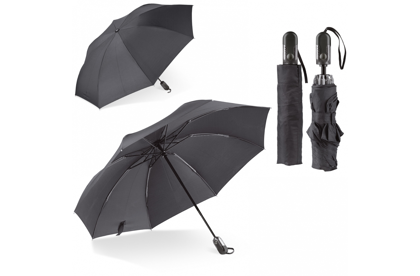 Parapluie Deluxe réversible 23” avec ouverture/fermeture automatique