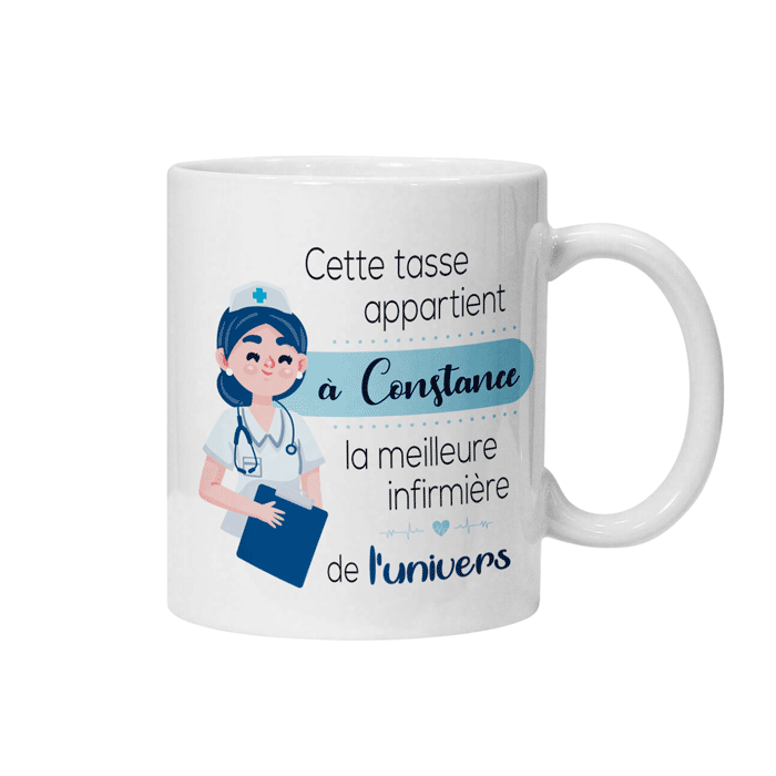 Mug infirmière personnalisée