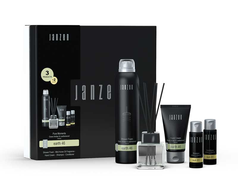 Coffret cadeau soins pour homme "Pur moment"  - Terre