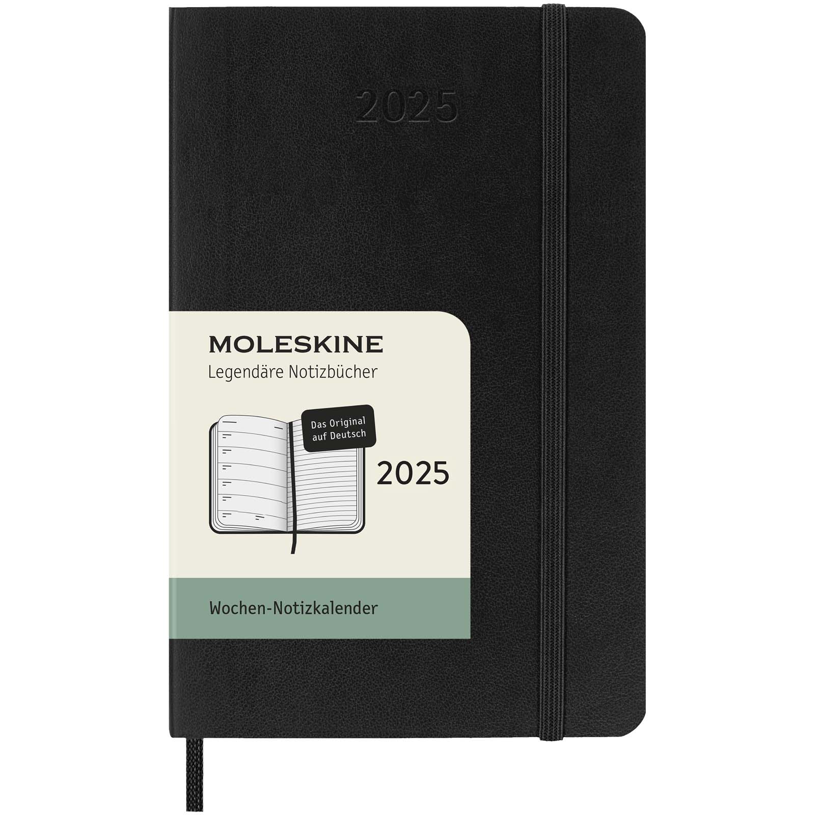 Moleskine Taschen-Wochenplaner 12 Monate Softcover - Deutsch