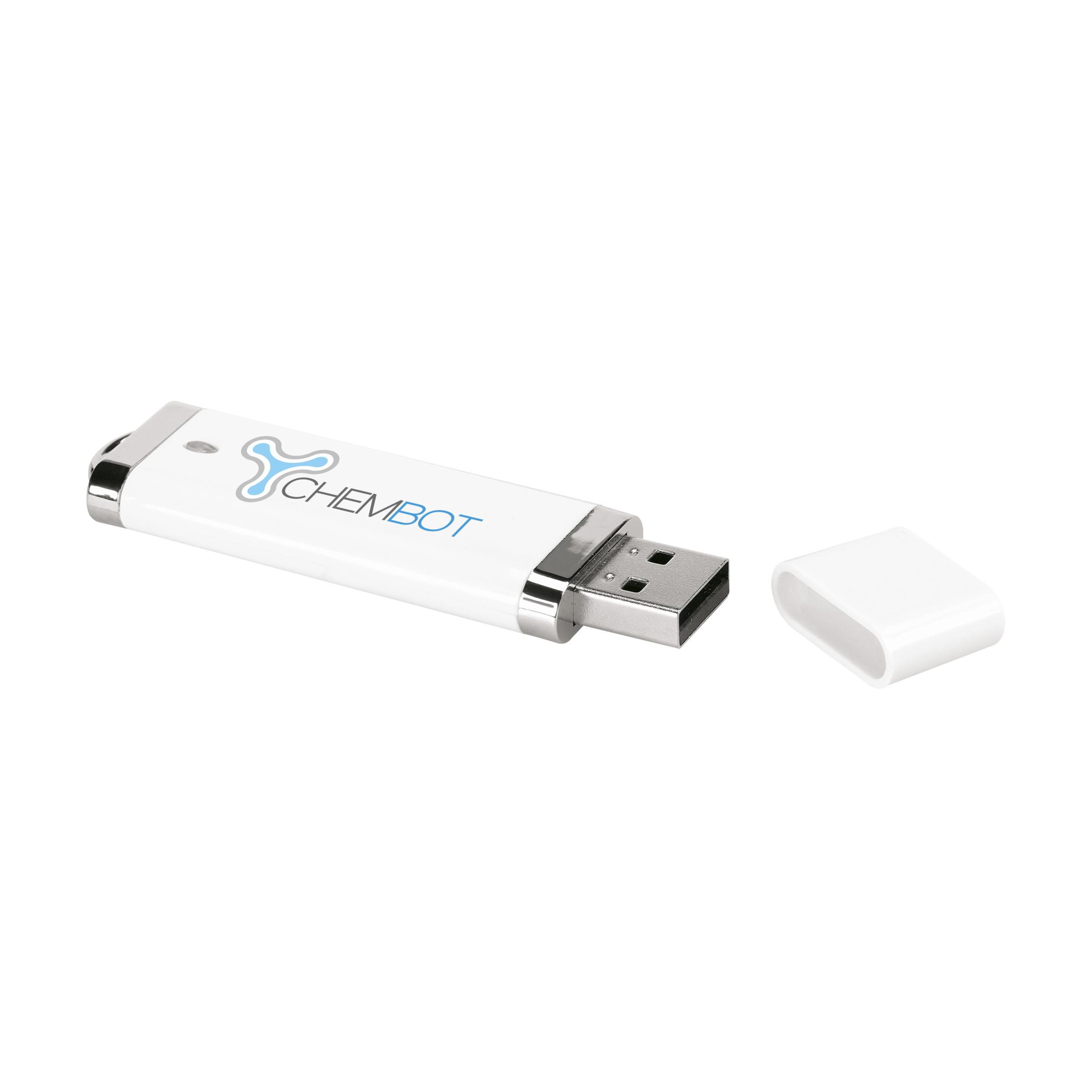 USB-Stick (2.0) für die sichere und praktische Speicherung und den Transport von Dateien. Sofort einsatzbereit dank des praktischen 'Plug-and-Play'-Systems. Kompatibel mit Windows, Mac und Linux. Jedes Stück ist standardmäßig in einer Kartonverpackung verpackt. Der Preis beinhaltet einen einfarbigen Druck auf einer Seite des Produkts. Ab 100 Stück in jeder PMS-Farbe erhältlich - Zell am See