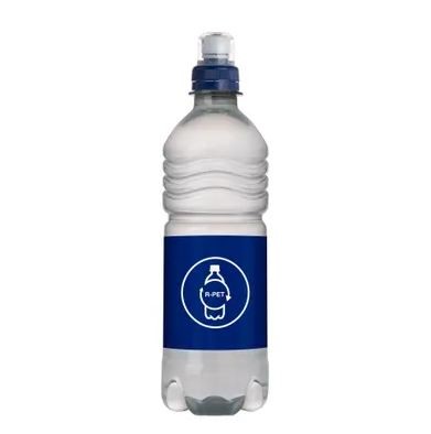 Bouteille d'eau de source personnalisée 500ml avec bouchon sport