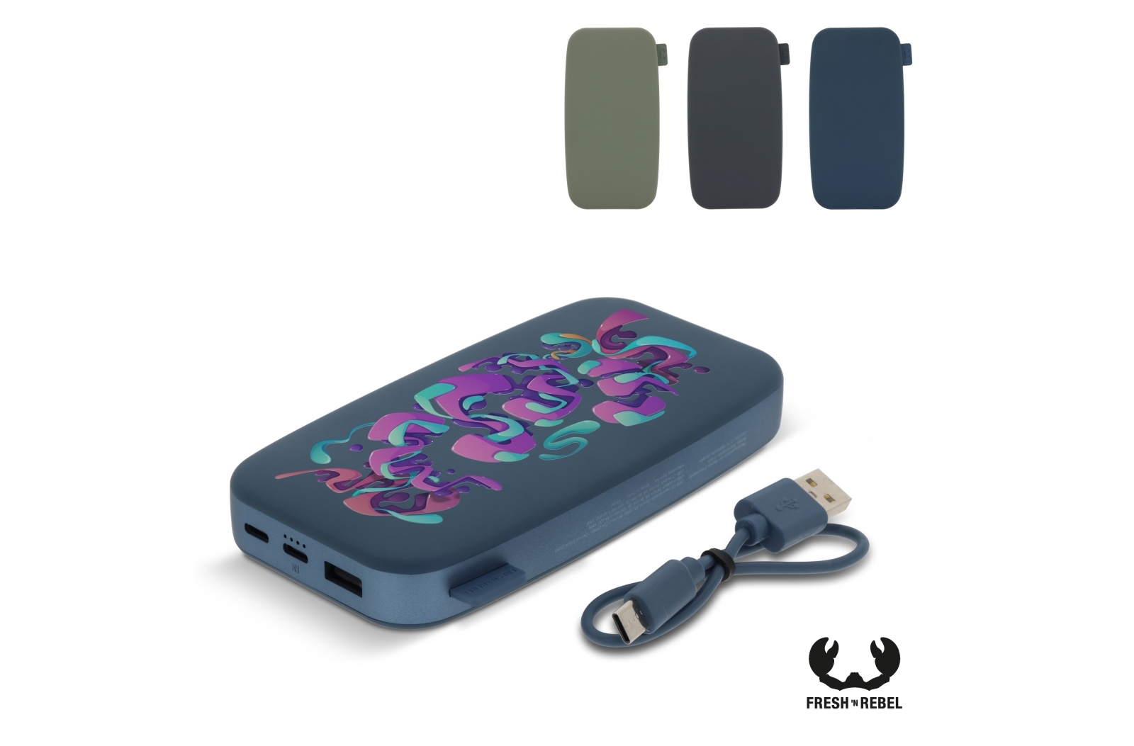 2PB18100 | Fresh 'n Rebel Batterie externe 18.000mAh USB-C Ultra Fast Charging 20W