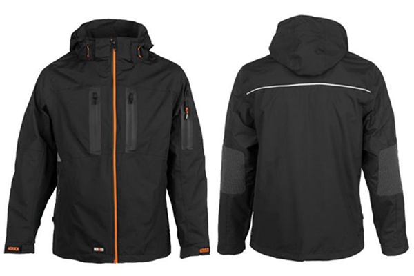 Veste de pluie professionnelle imperméable Herock Aspen | Imperméable, coupe-vent et ventilée