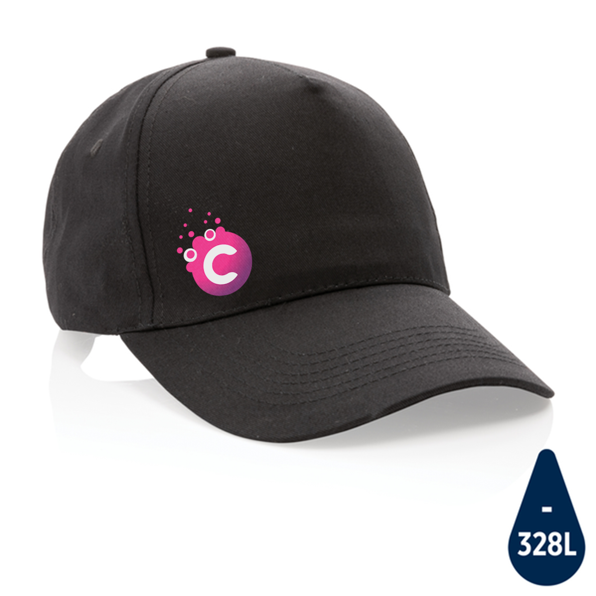 Impact 5 Panel Kappe aus 190gr rCotton mit AWARE™ Tracer