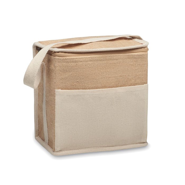 Sac Isotherme en Jute et Toile 3L - Locquénolé