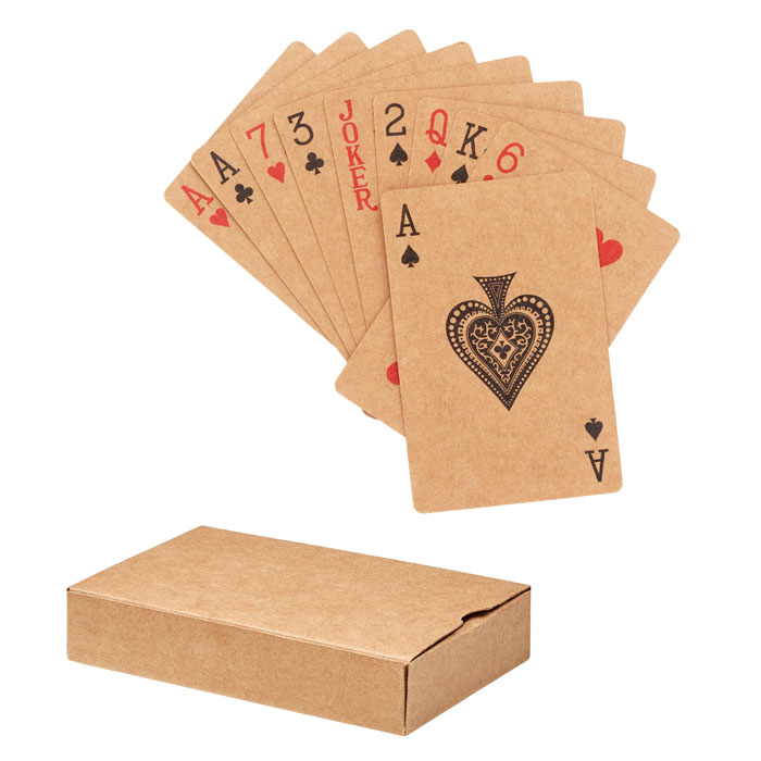 Jeu de cartes personnalisé en papier recyclé - JCA13