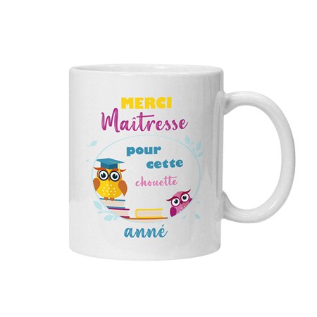 Mug Maîtresse personnalisé