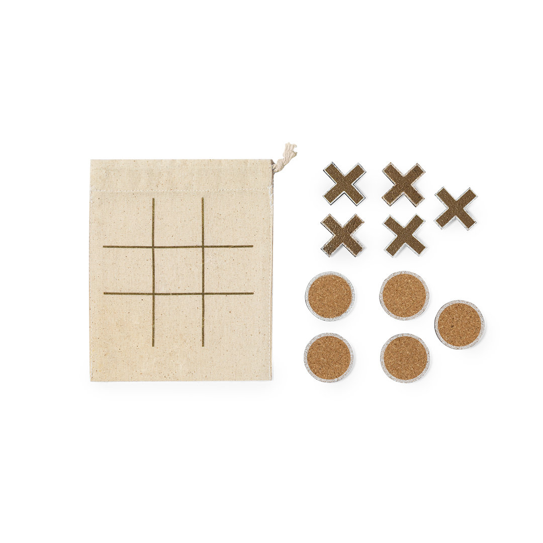 Jeu de Tic-Tac-Toe en liège - Châteauneuf-sur-Loire