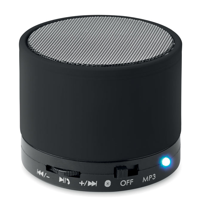 Enceinte personnalisée bluetooth cylindrique finition caoutchouc - Machachi