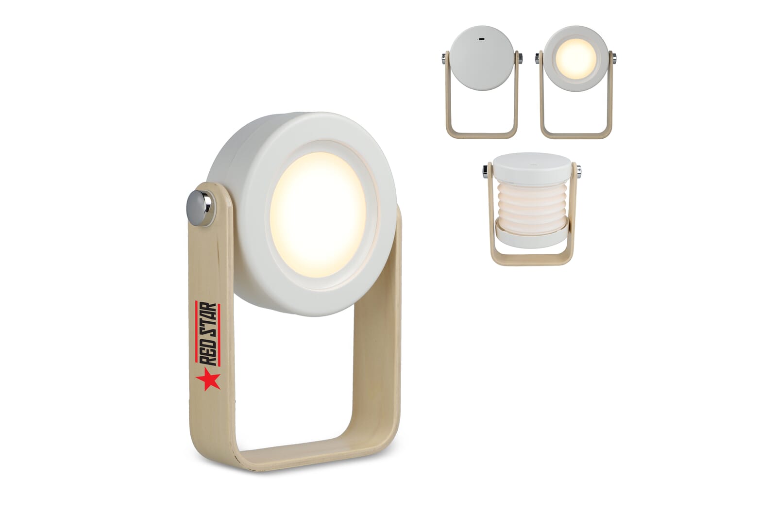 Alleskönner LED-Lampe mit Bambusgriff - Köln