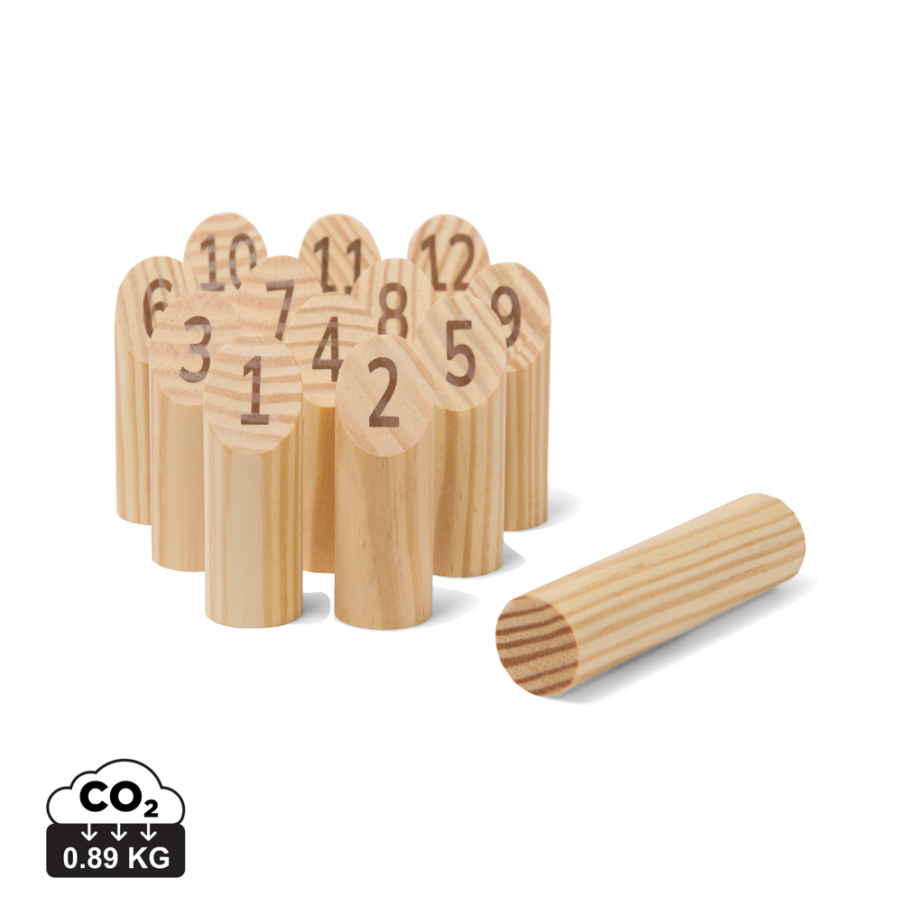 Jeu de quilles en bois Mini Muge - Saint-Georges-les-Bains