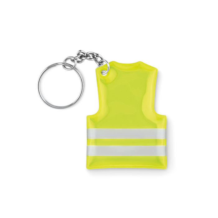 Porte-clés en gilet PVC réfléchissant - Saint-Martin-du-Bois