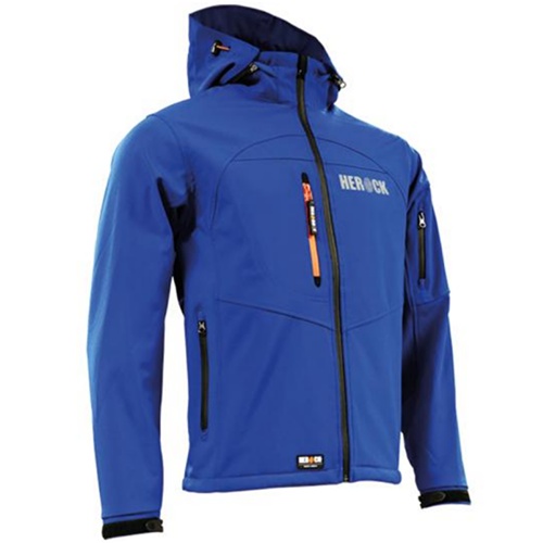 Veste softshell de travail Herock Leto Softshell | Respirante, déperlante et coupe-vent