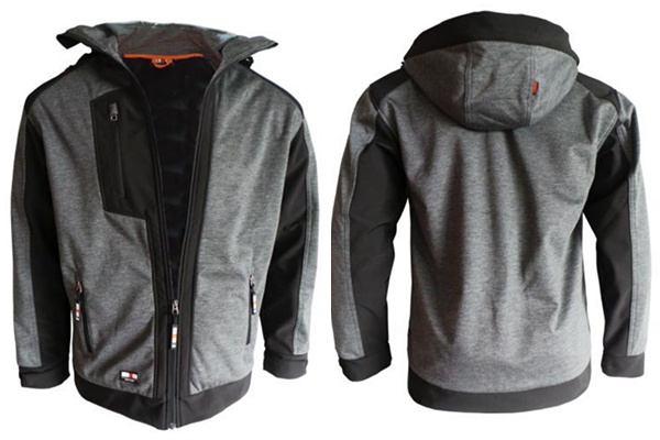 Veste softshell de travail Herock Carlos Softshell | Respirante, déperlante et coupe-vent