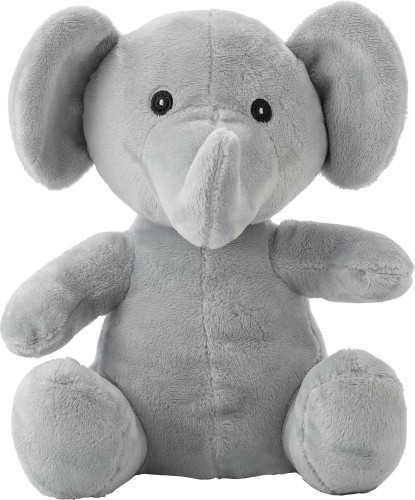 Éléphant en Peluche Brodé