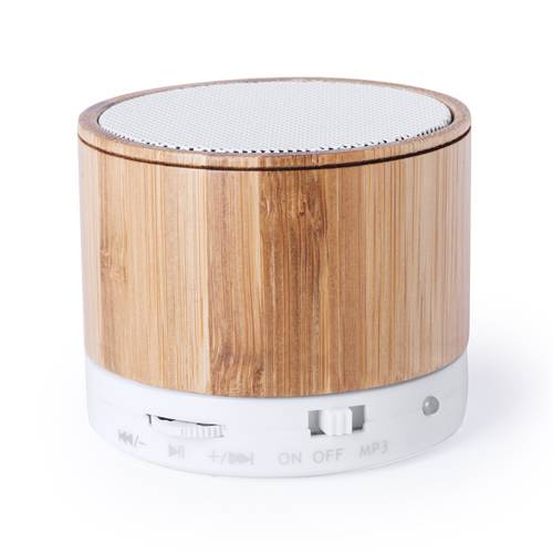 Enceinte personnalisée bluetooth écologique bambou - Azogues