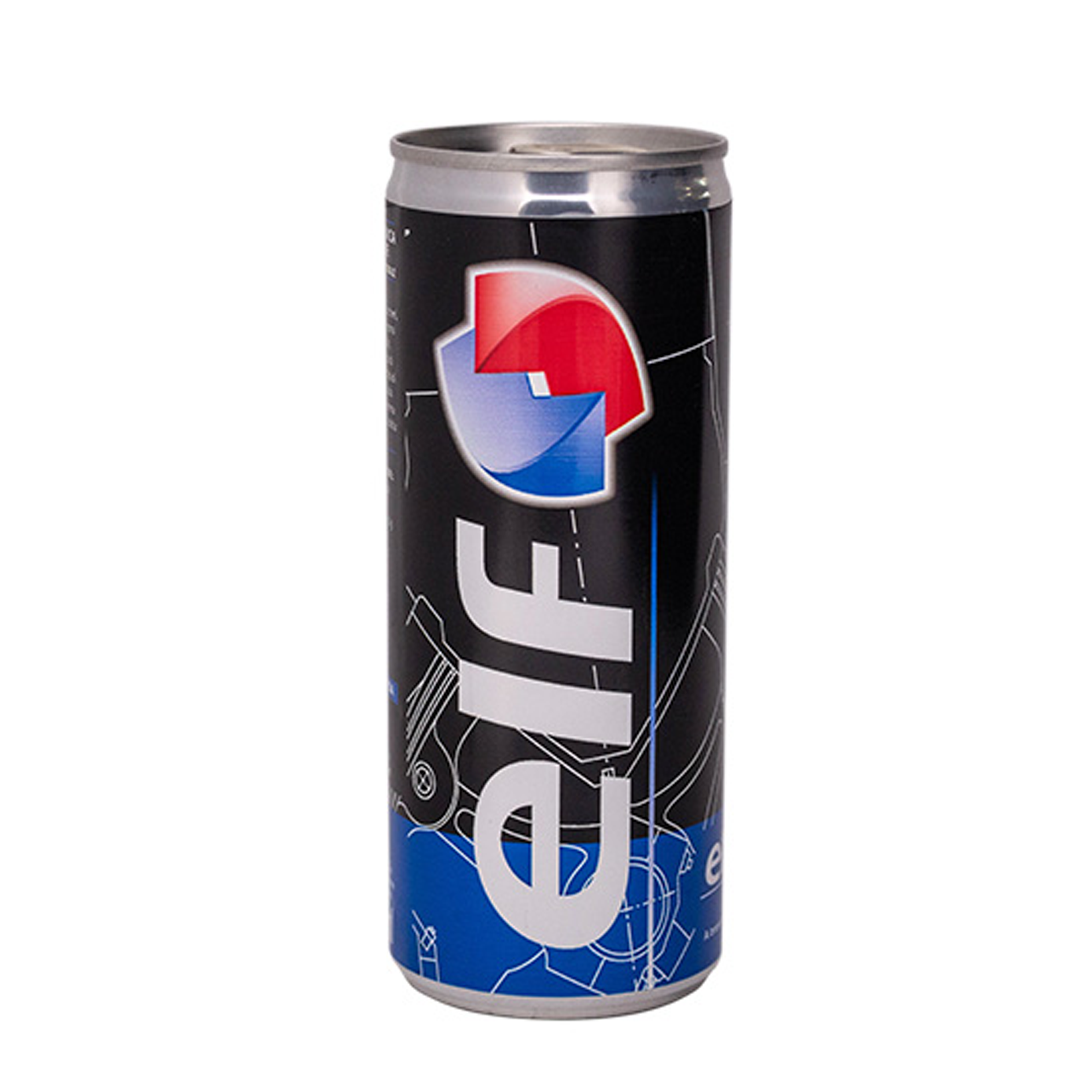 Personalisierte Energydrink-Dose 25cl mit Etikett - Ginsheim-Gustavsburg