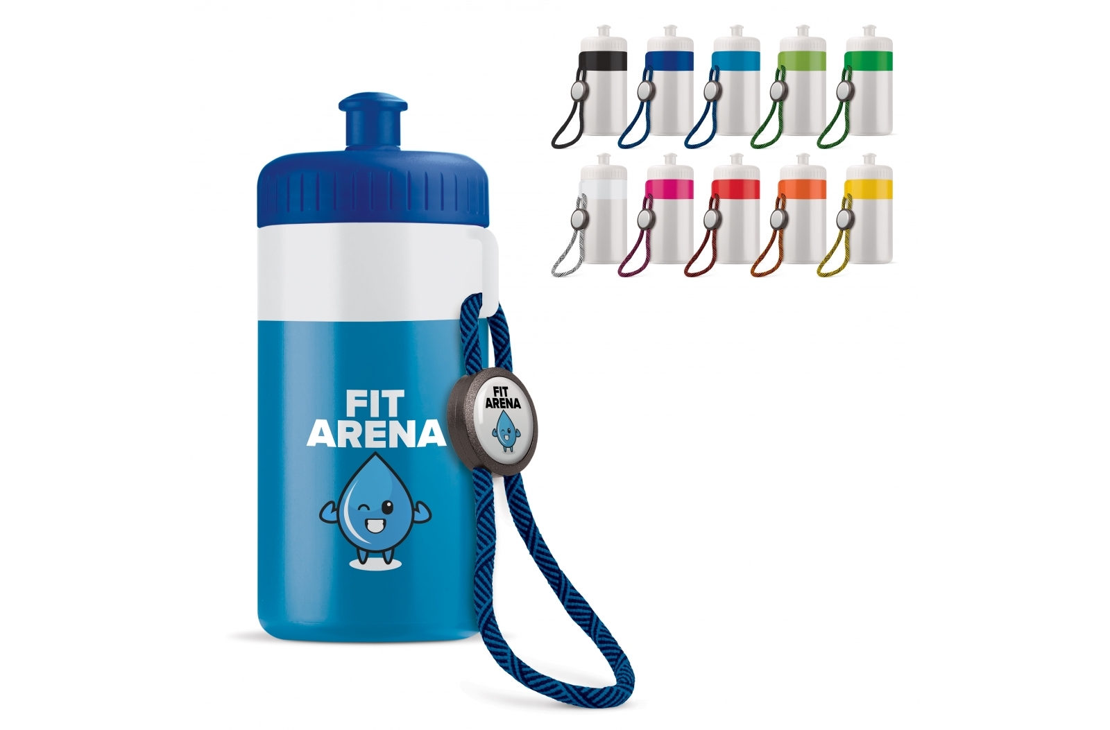 Bidon de sport avec bague 500ml