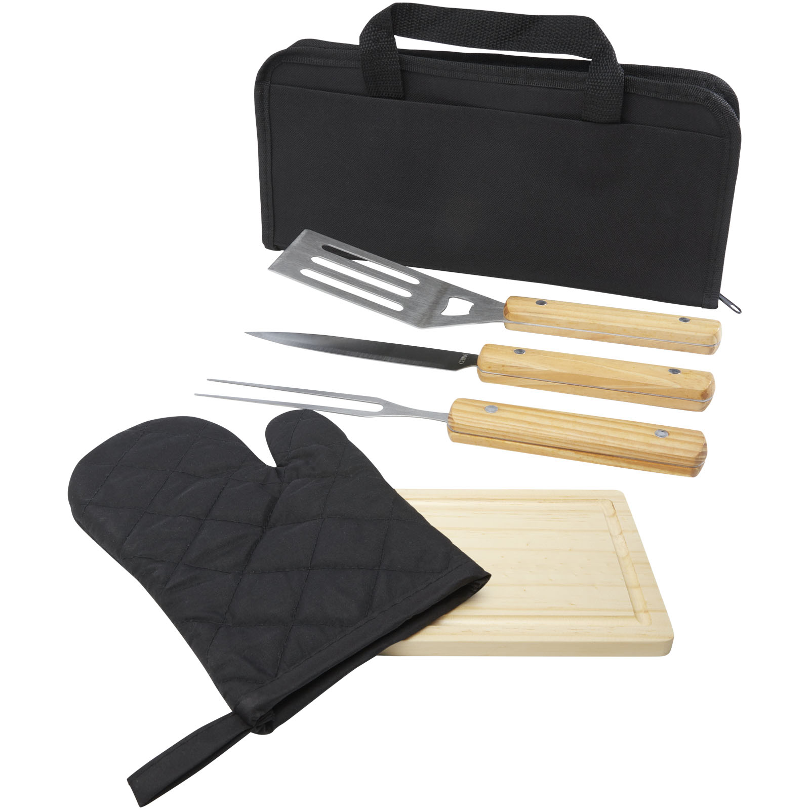 Personalisiertes 5-teiliges BBQ-Set - Piet