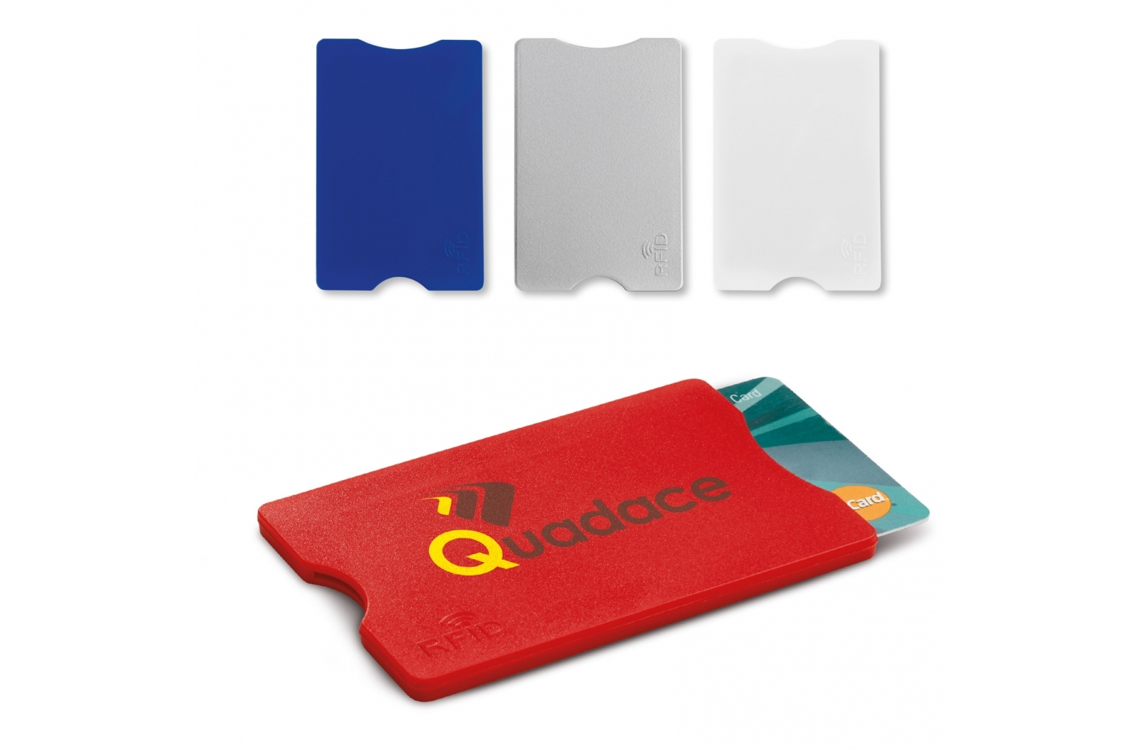 Porte-cartes bancaire anti-RFID (étui en plastique rigide)