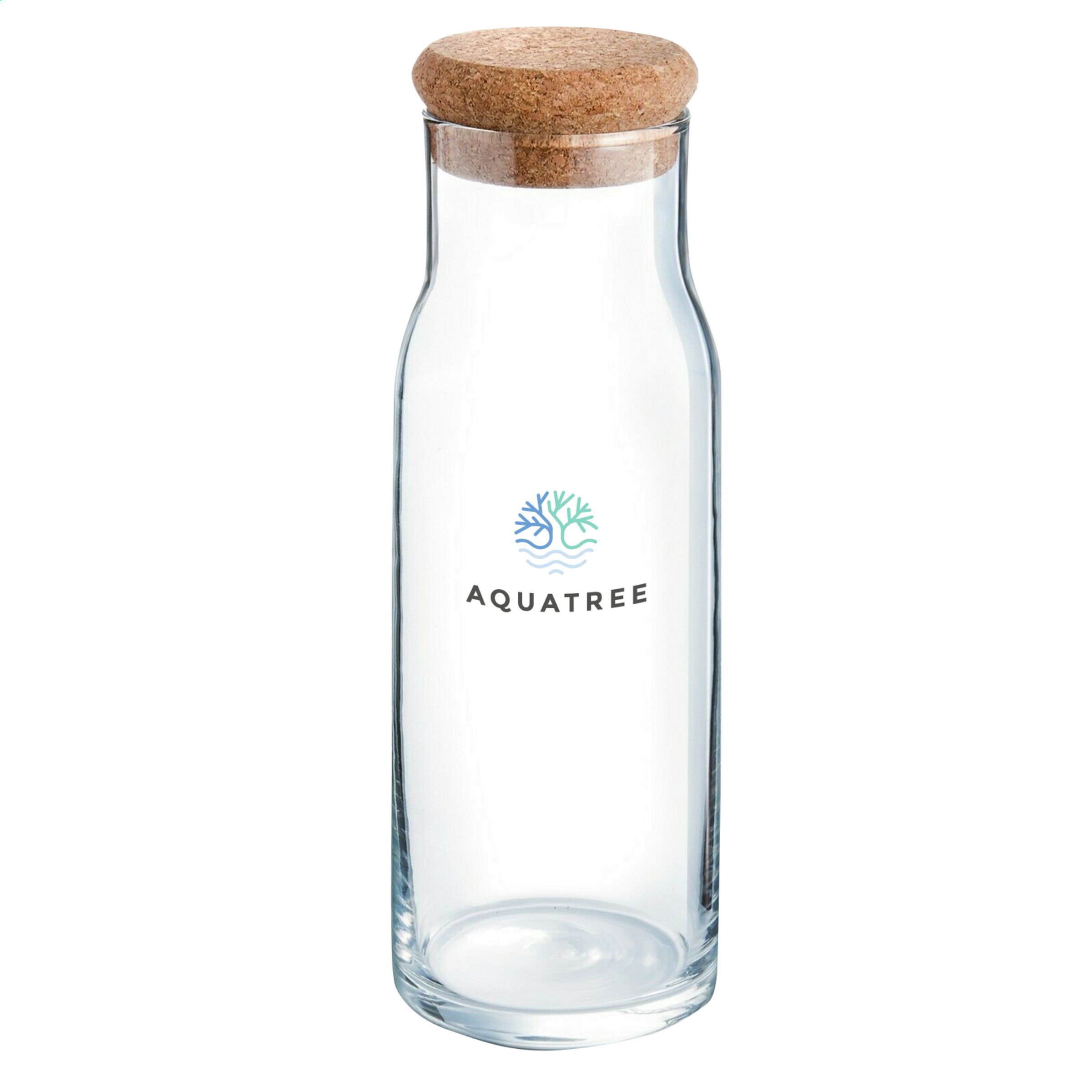 Carafe 1L personnalisée avec bouchon en liège - Kisale