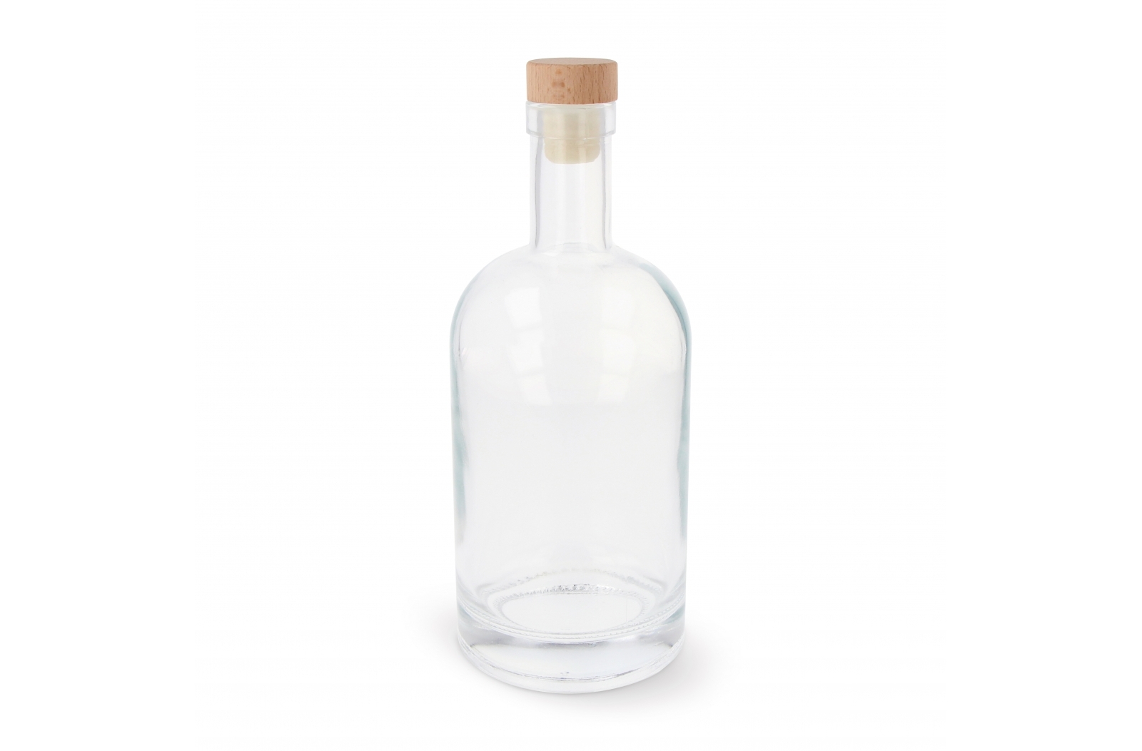 Elegante Glas-Wasserflasche 500ml - Wasserburg am Inn 