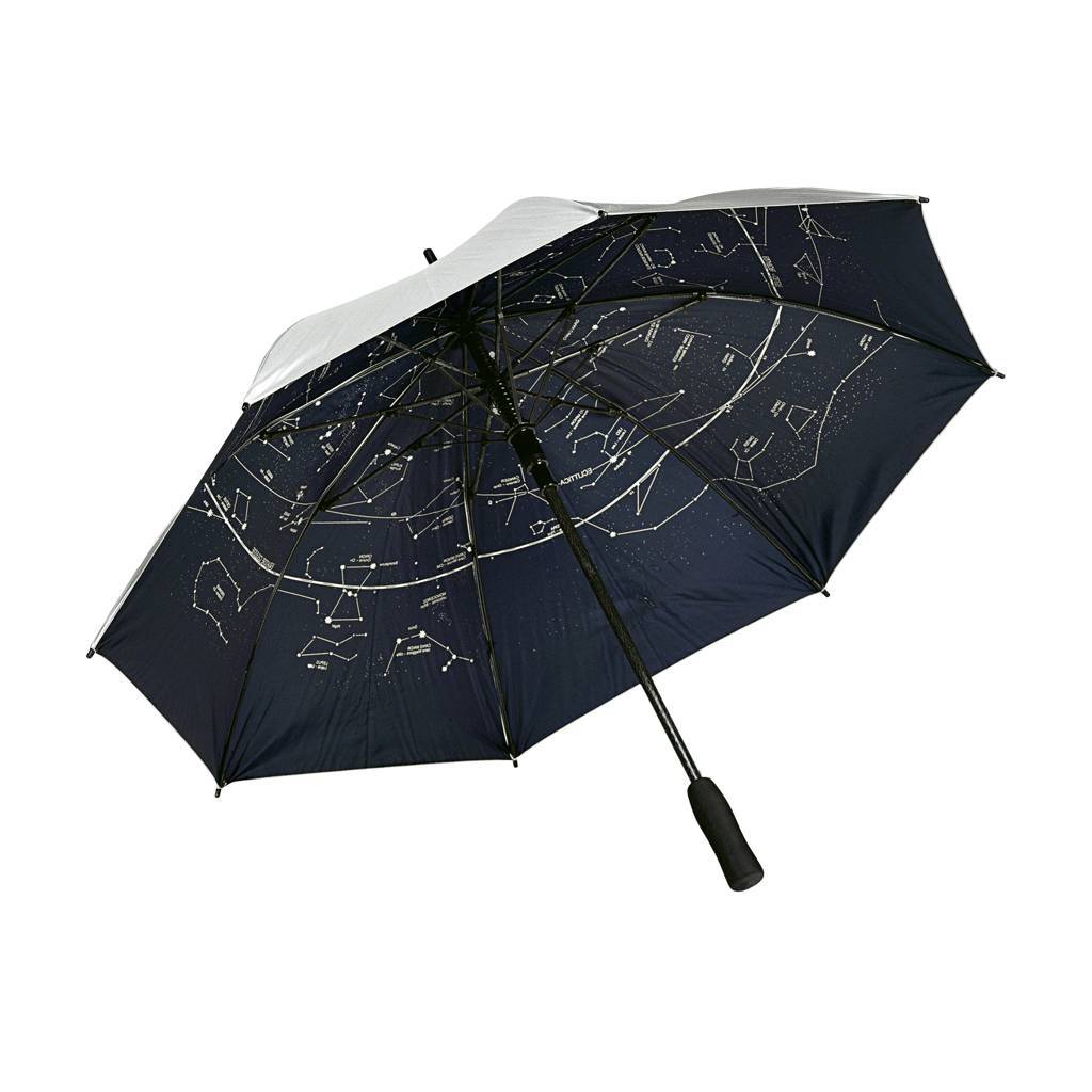 Parapluie personnalisé avec constellations à l'intérieur 103cm - Indigo