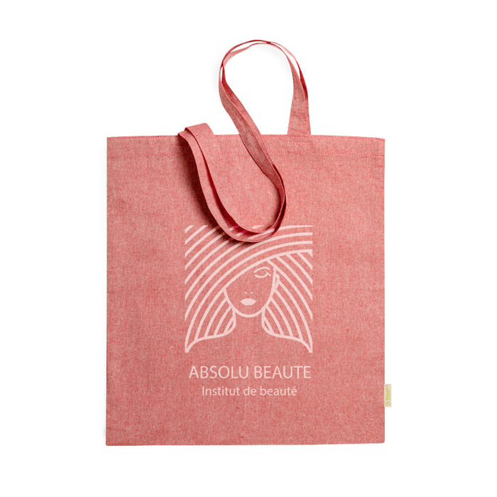 Tote bag personnalisé 100 % coton recyclé 120 g/m² - Lens