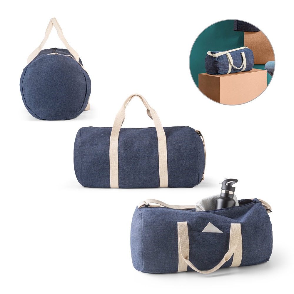 Sac de sport en denim