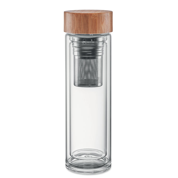 Trinkflasche Glas 400ml