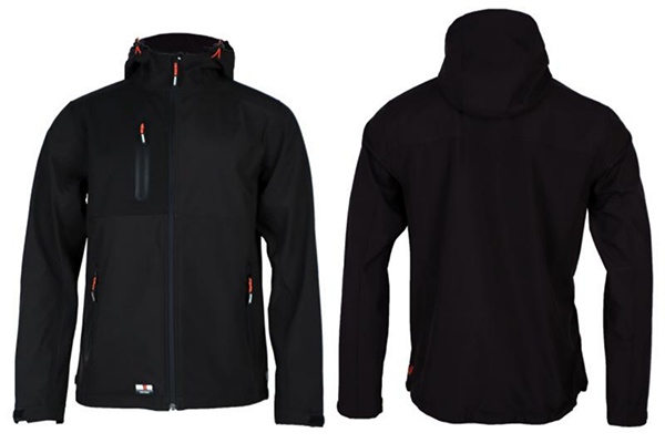 Veste softshell de travail Herock Octavius Softshell | Respirante, déperlante et coupe-vent