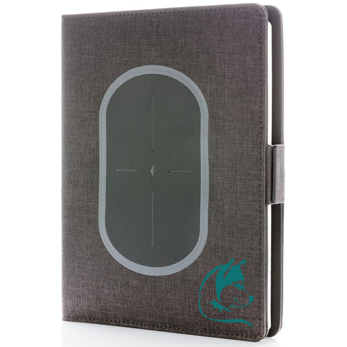 Couverture de carnet avec pad de charge sans fil - Beaufort