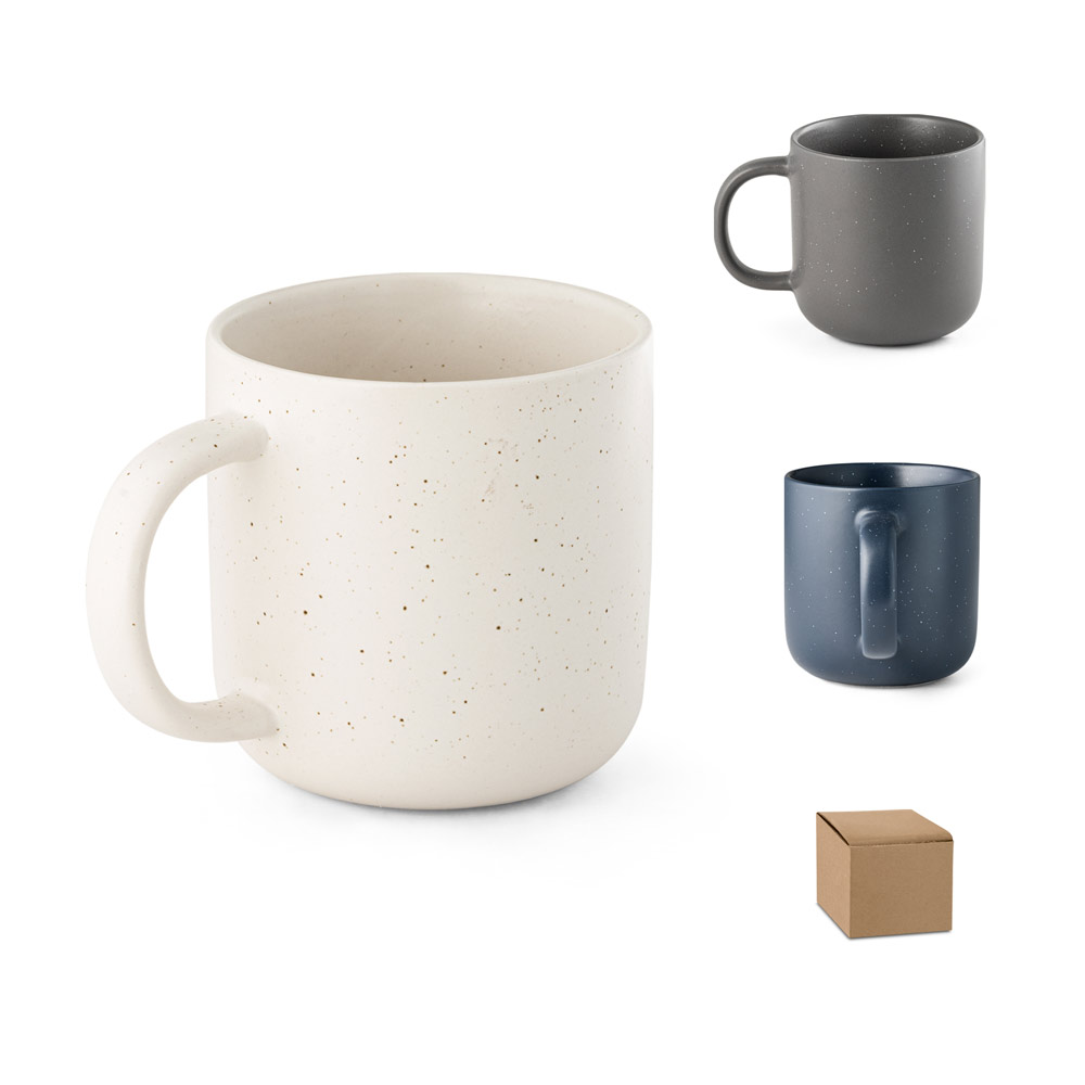 Tasse en céramique mate et tachetée 370ml 