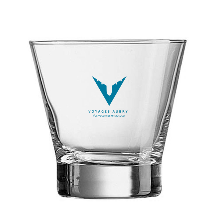 Verre à eau personnalisé conique 250 ml - Faucille