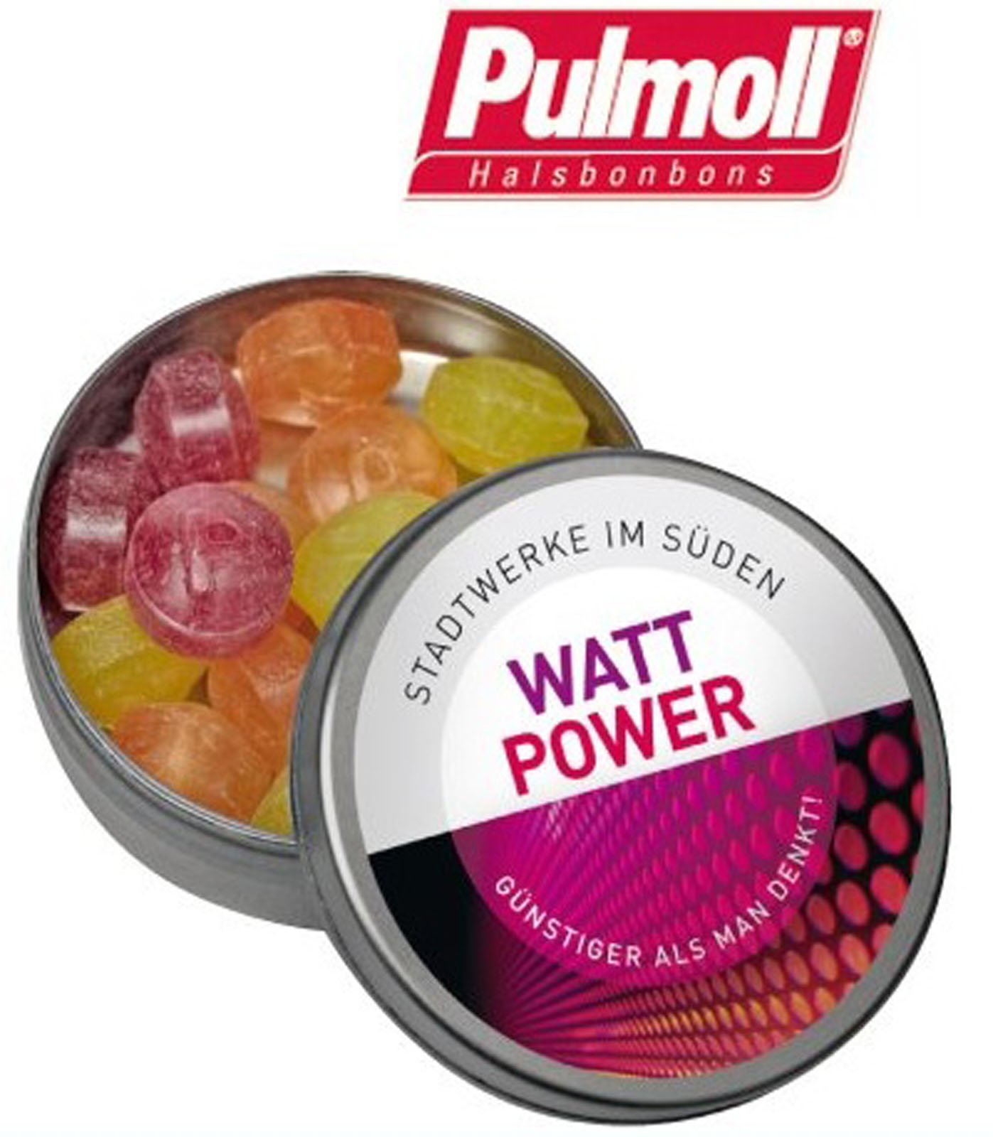 Pastilles pour la gorge Pulmol en boîte ronde en étain - Villemoisson-sur-Orge