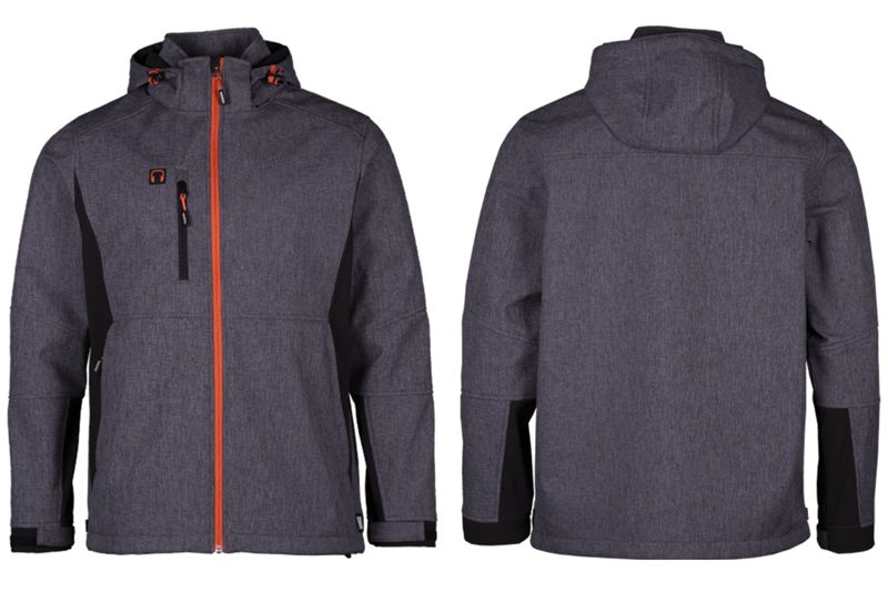 Veste softshell de travail Herock Walder Softshell | Respirante, déperlante et coupe-vent