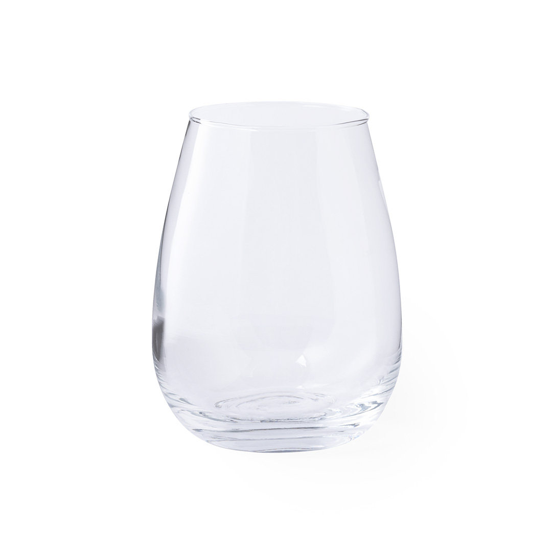 Geschwungenes Design 500ml Glasbecher - Waldkirch 